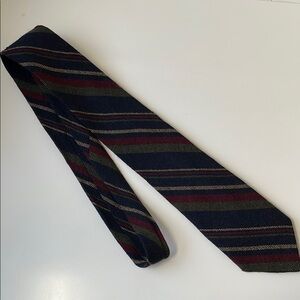 Vintage striped wool tie
